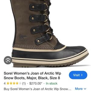 Sorel Women's Major Black Snow Boots